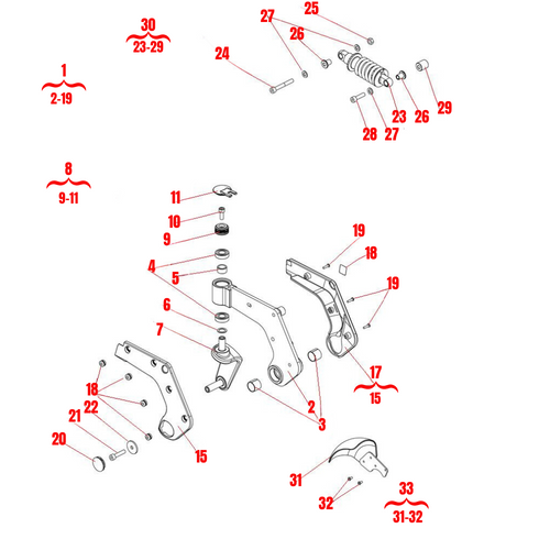 Suspension Rear Right